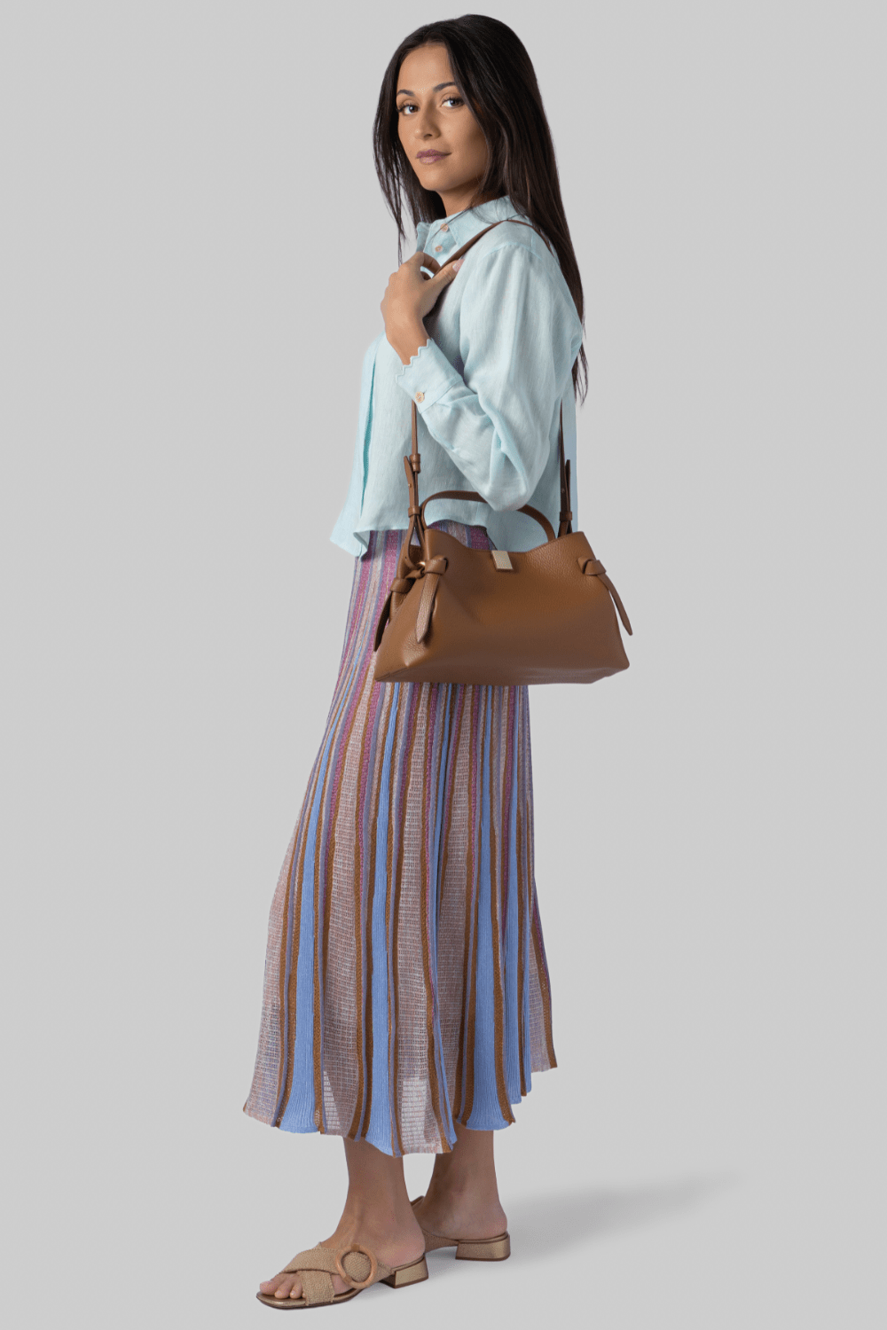 Goyza Hazel Pebble Grained Leather Purse - Yuzefi