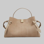 Goyza Mini Sand Suede Purse - Yuzefi