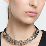 Grid Chain Necklace w/Rib - Plan C