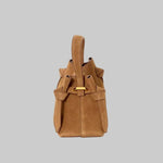 Gyoza Mini Cognac Suede - Yuzefi