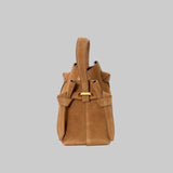 Gyoza Mini Cognac Suede - Yuzefi