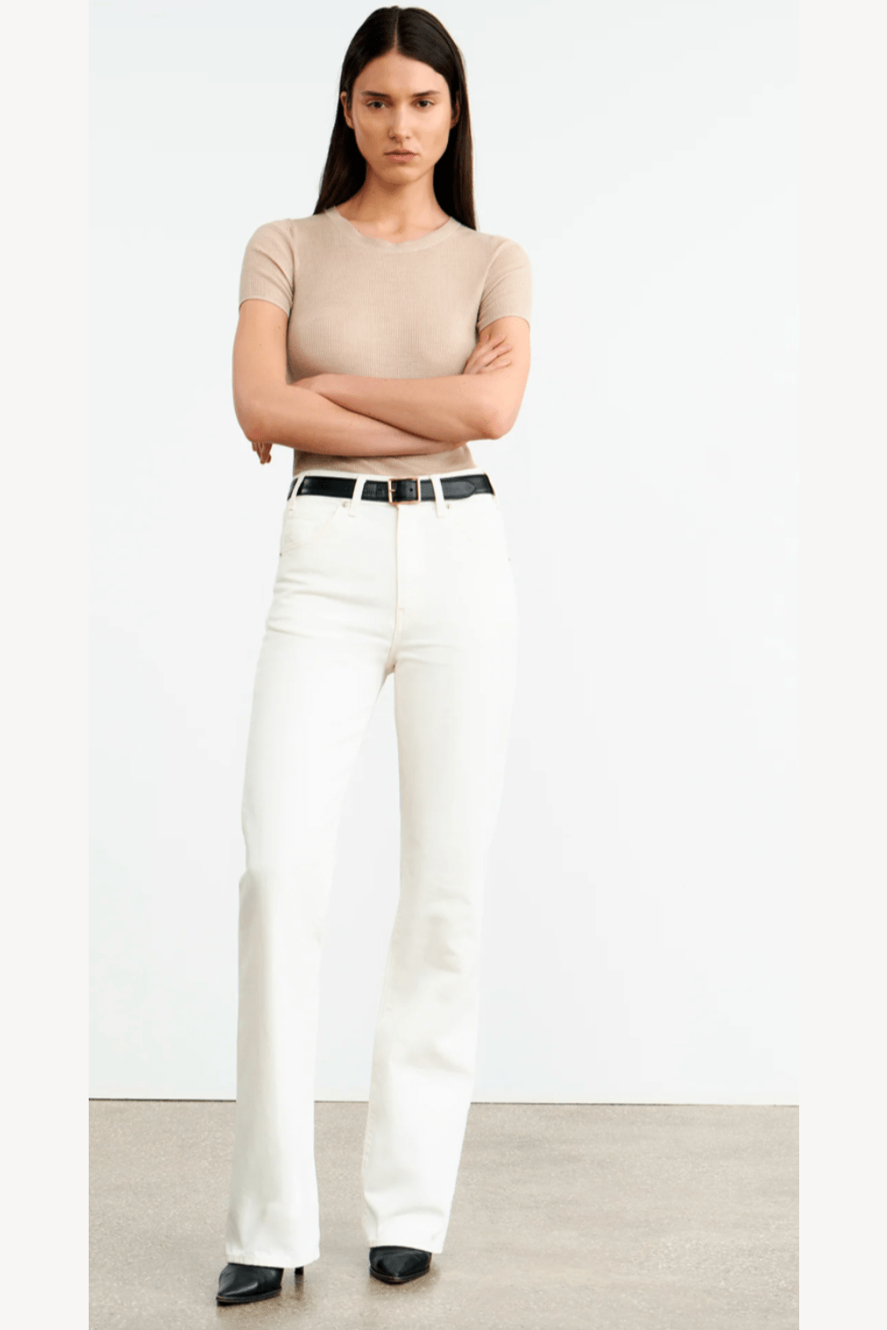 Hettie Silk Knit Tee - Nili Lotan