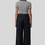 Hettie Stripe Silk T-Shirt - Nili Lotan
