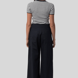 Hettie Stripe Silk T-Shirt - Nili Lotan