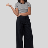 Hettie Stripe Silk T-Shirt - Nili Lotan