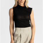 High - Neck Sleeveless Top - Gauchere