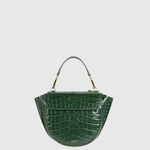 Hortensia Croco Olive Mini Bag - Wandler