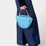 Hortensia Croco Sky Mini Bag - Wandler
