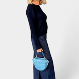 Hortensia Croco Sky Mini Bag - Wandler