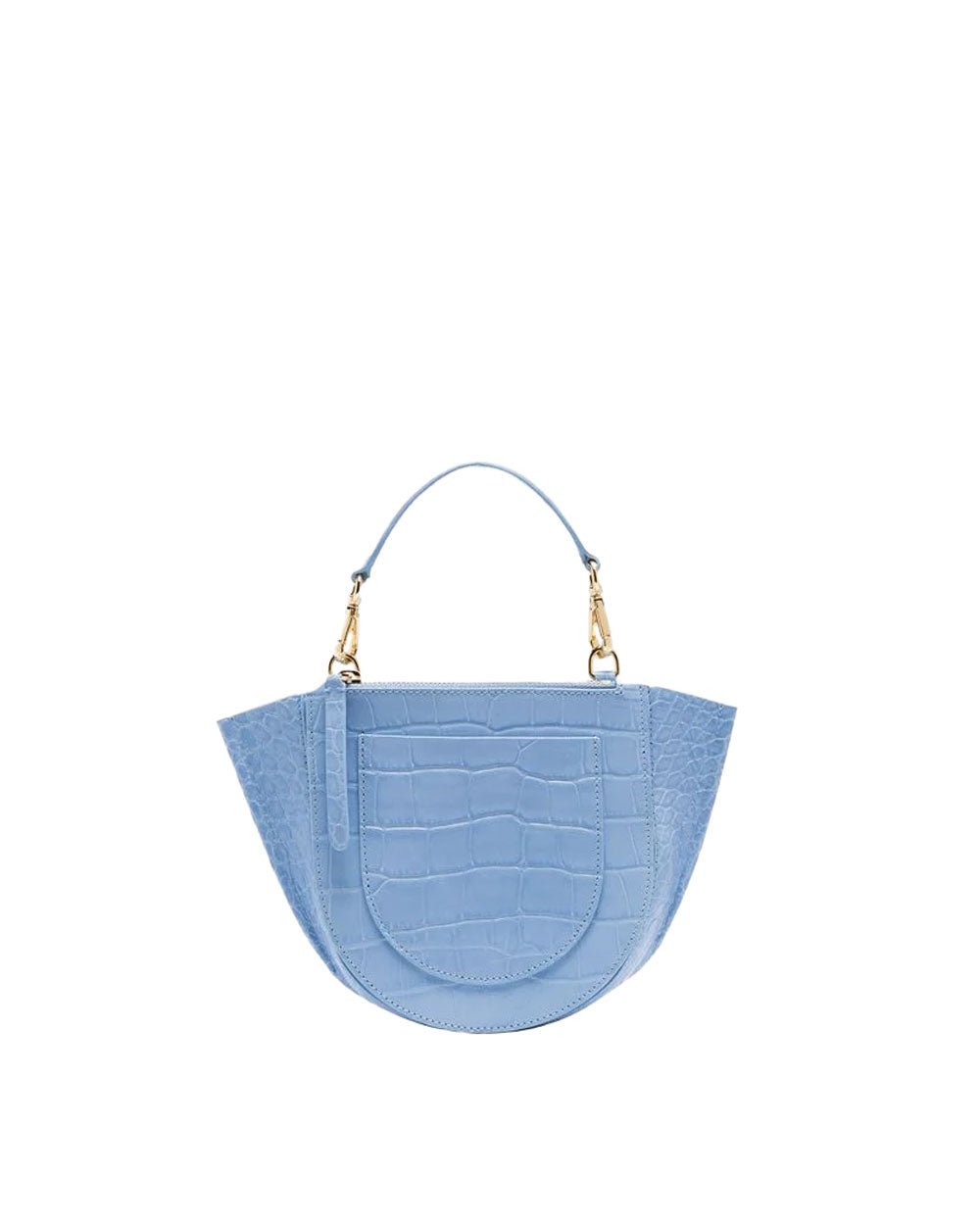 Hortensia Croco Sky Mini Bag - Wandler