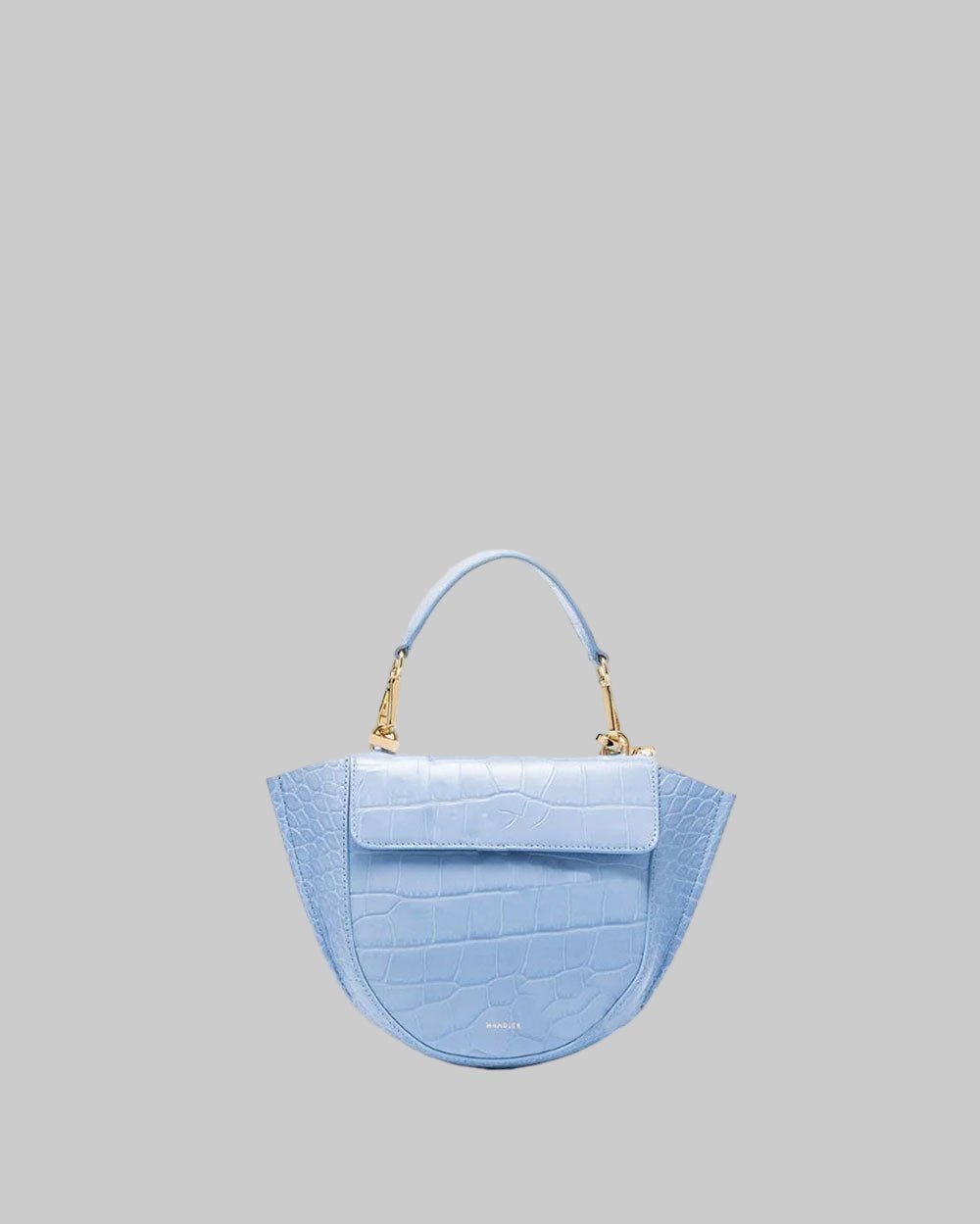 Hortensia Croco Sky Mini Bag - Wandler