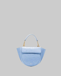Hortensia Croco Sky Mini Bag - Wandler