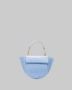 Hortensia Croco Sky Mini Bag - Wandler