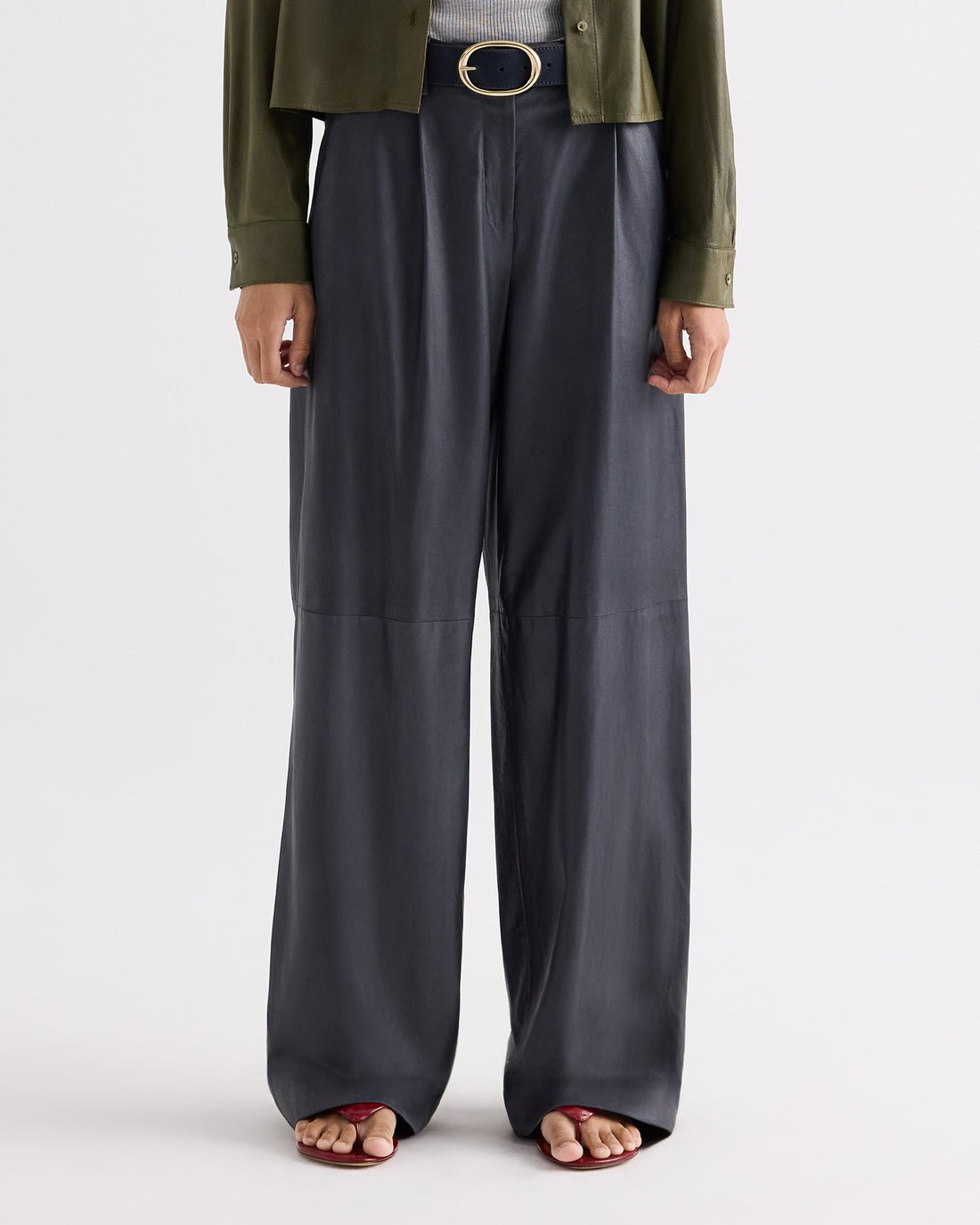 Hudson Street Paper Leather Pant - TWP