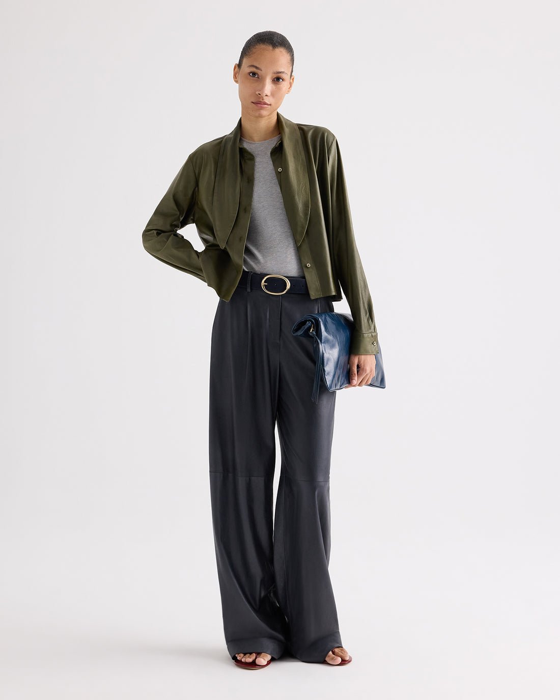 Hudson Street Paper Leather Pant - TWP