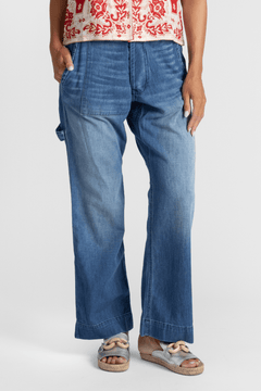Indigo French Sailor Pant - Freecity