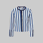 Iris Striped Knitted Jacket - Simkhai