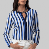 Iris Striped Knitted Jacket - Simkhai