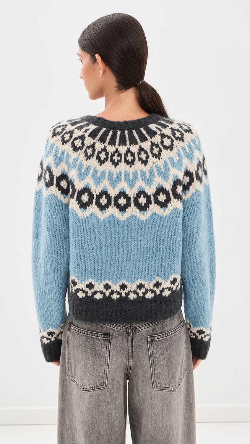 Isaline Fair Isle Sweater - Nili Lotan