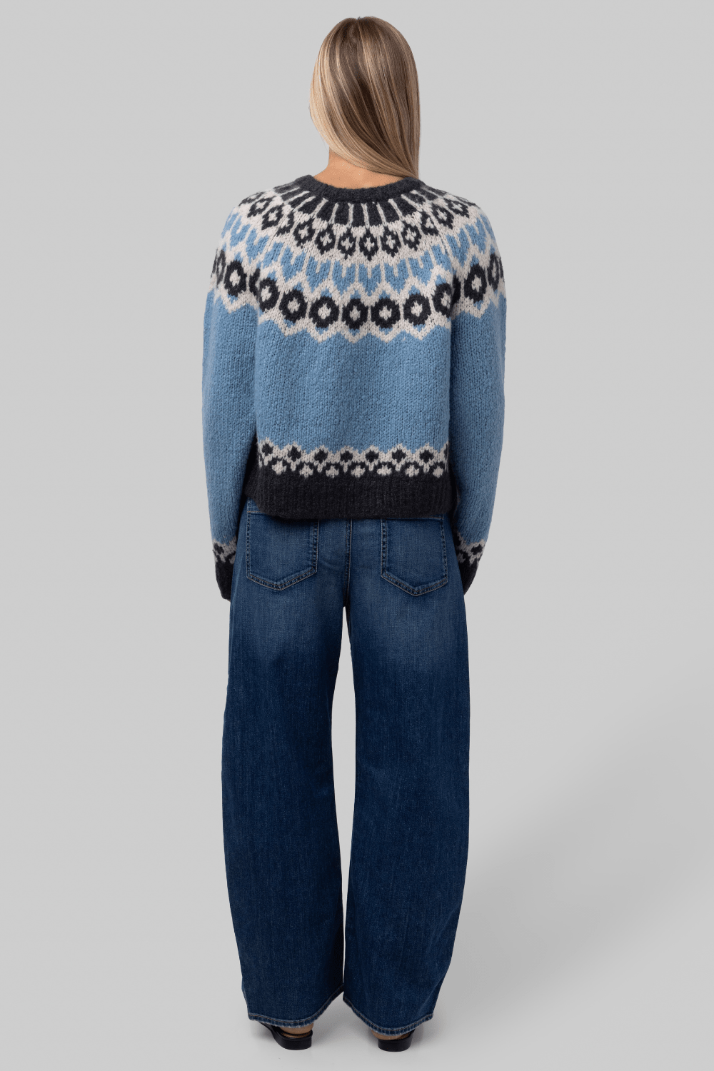 Isaline Fair Isle Sweater - Nili Lotan