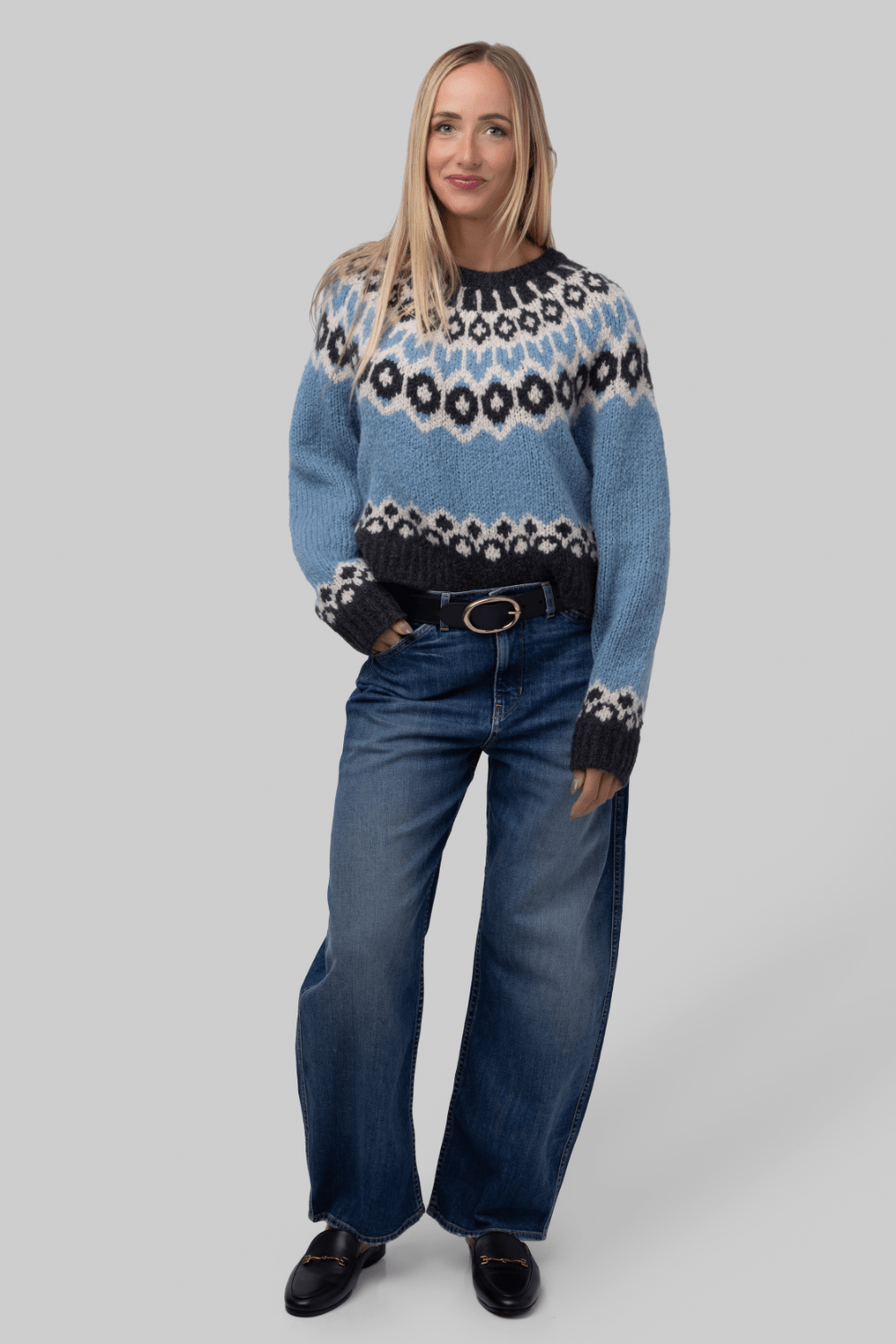 Isaline Fair Isle Sweater - Nili Lotan