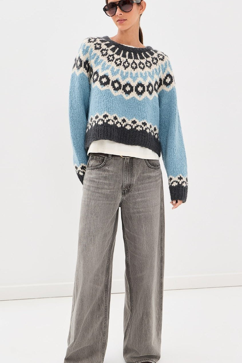 Isaline Fair Isle Sweater - Nili Lotan