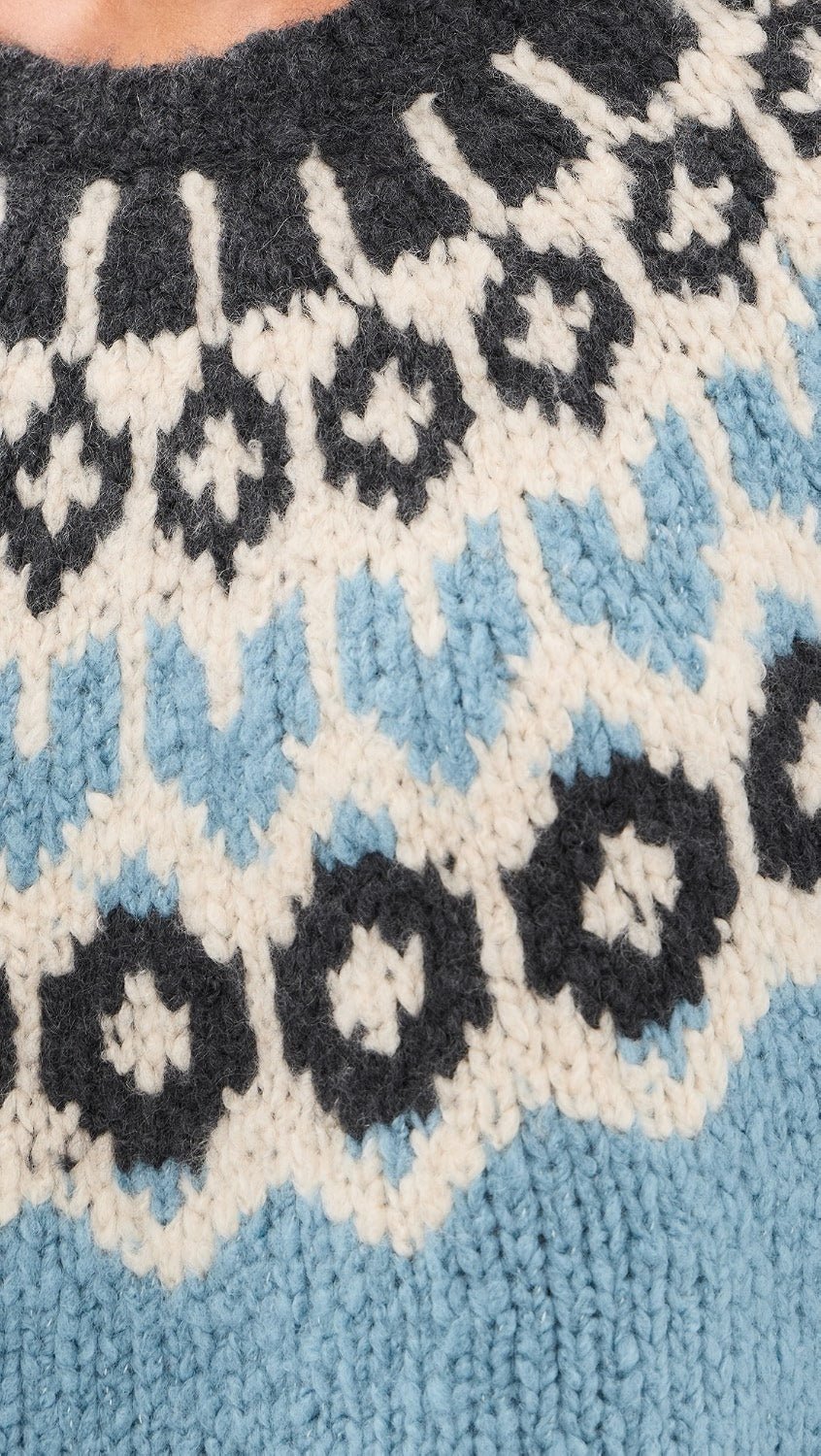 Isaline Fair Isle Sweater - Nili Lotan