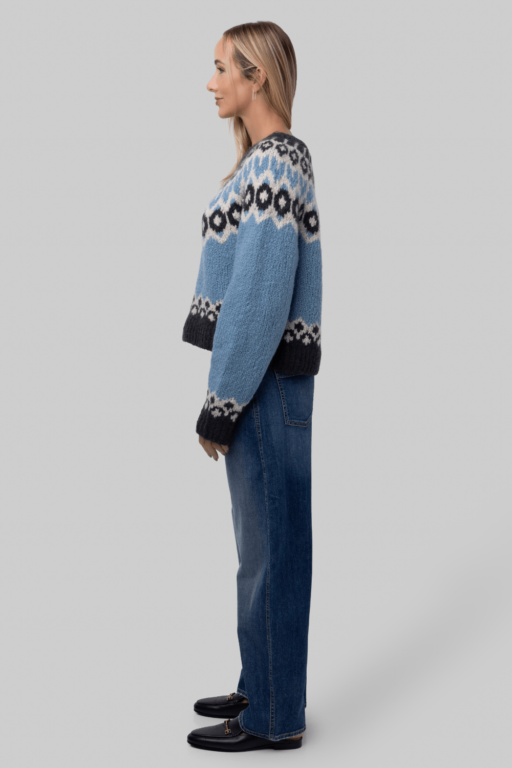 Isaline Fair Isle Sweater - Nili Lotan