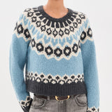 Isaline Fair Isle Sweater - Nili Lotan