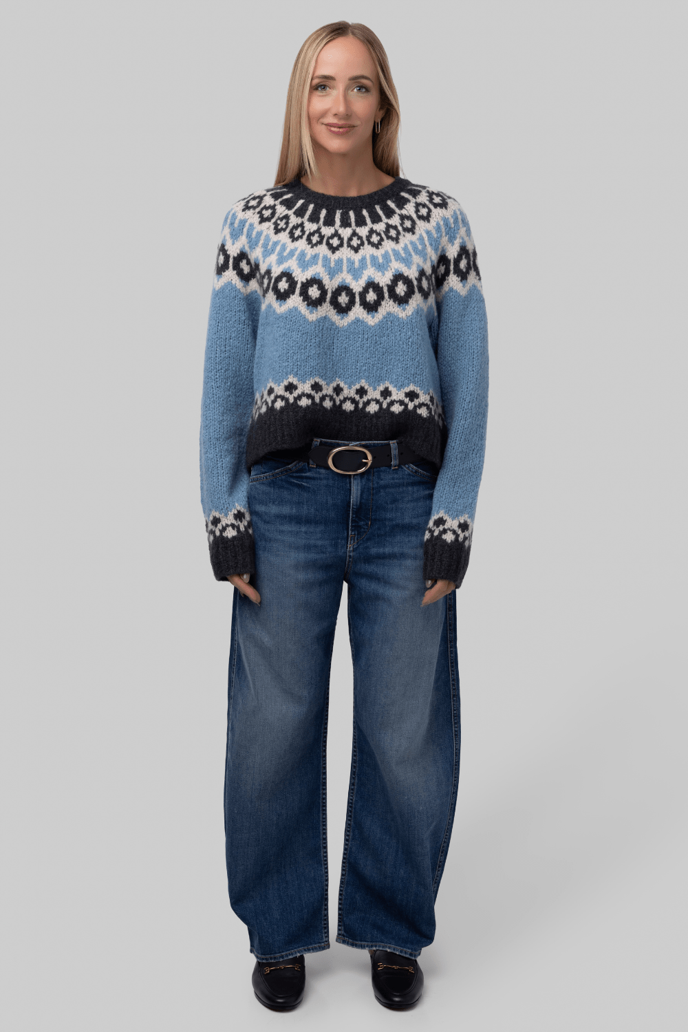 Isaline Fair Isle Sweater - Nili Lotan