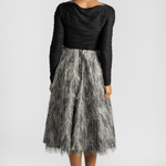 Jacquard Fringe Skirt - Odeeh