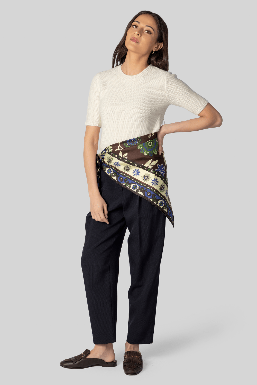 Jasper Silk Scarf - Alemais