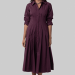 Jazz Pintuck Midi Dress - Simkhai