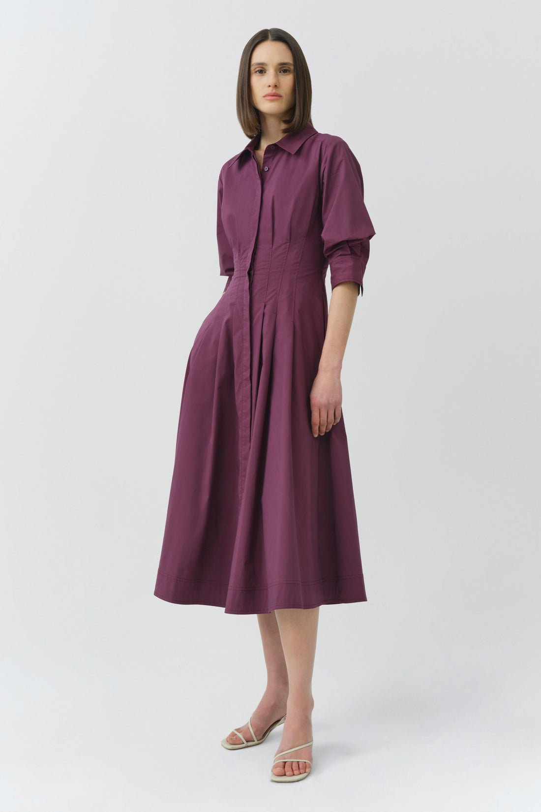 Jazz Pintuck Midi Dress - Simkhai