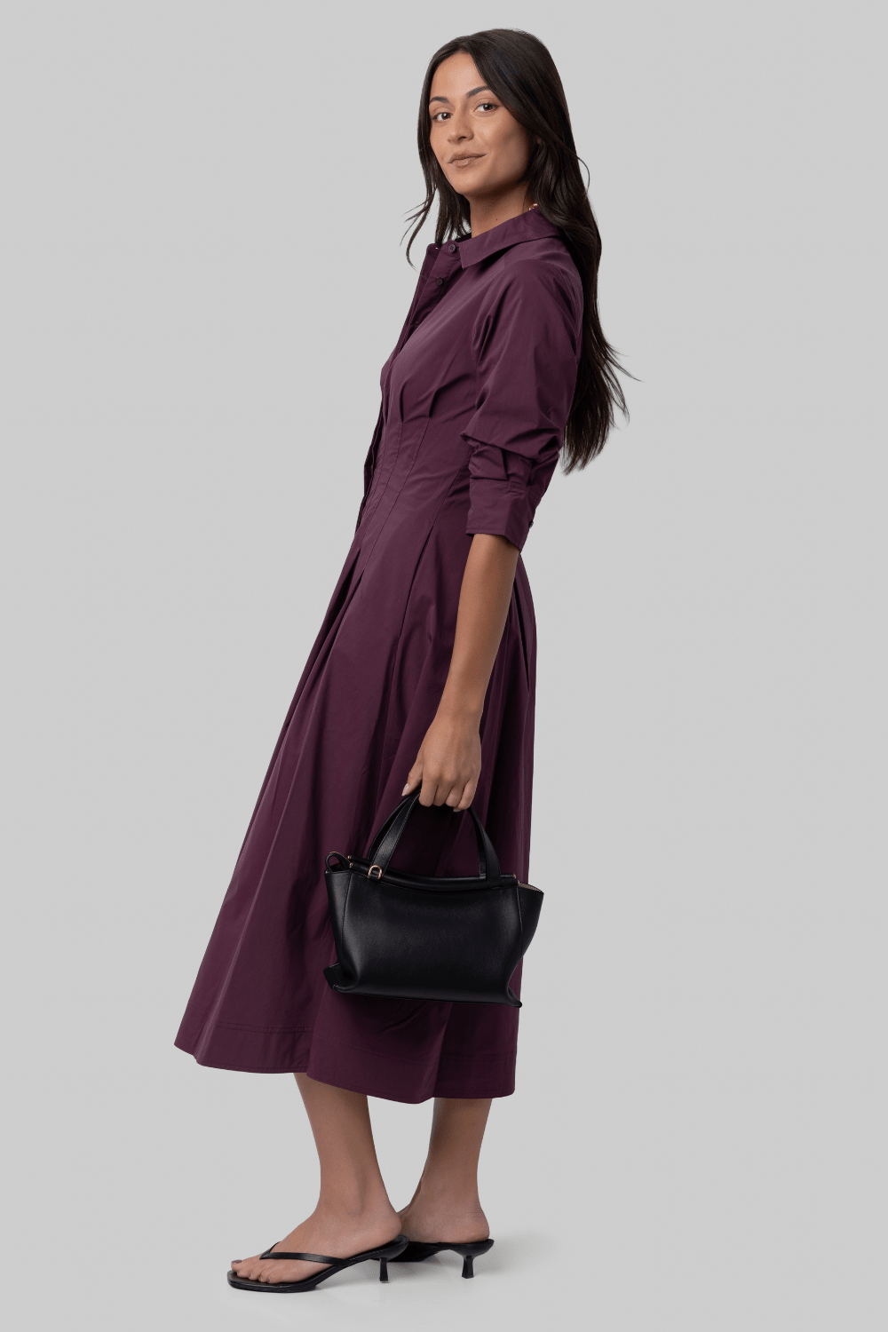 Jazz Pintuck Midi Dress - Simkhai