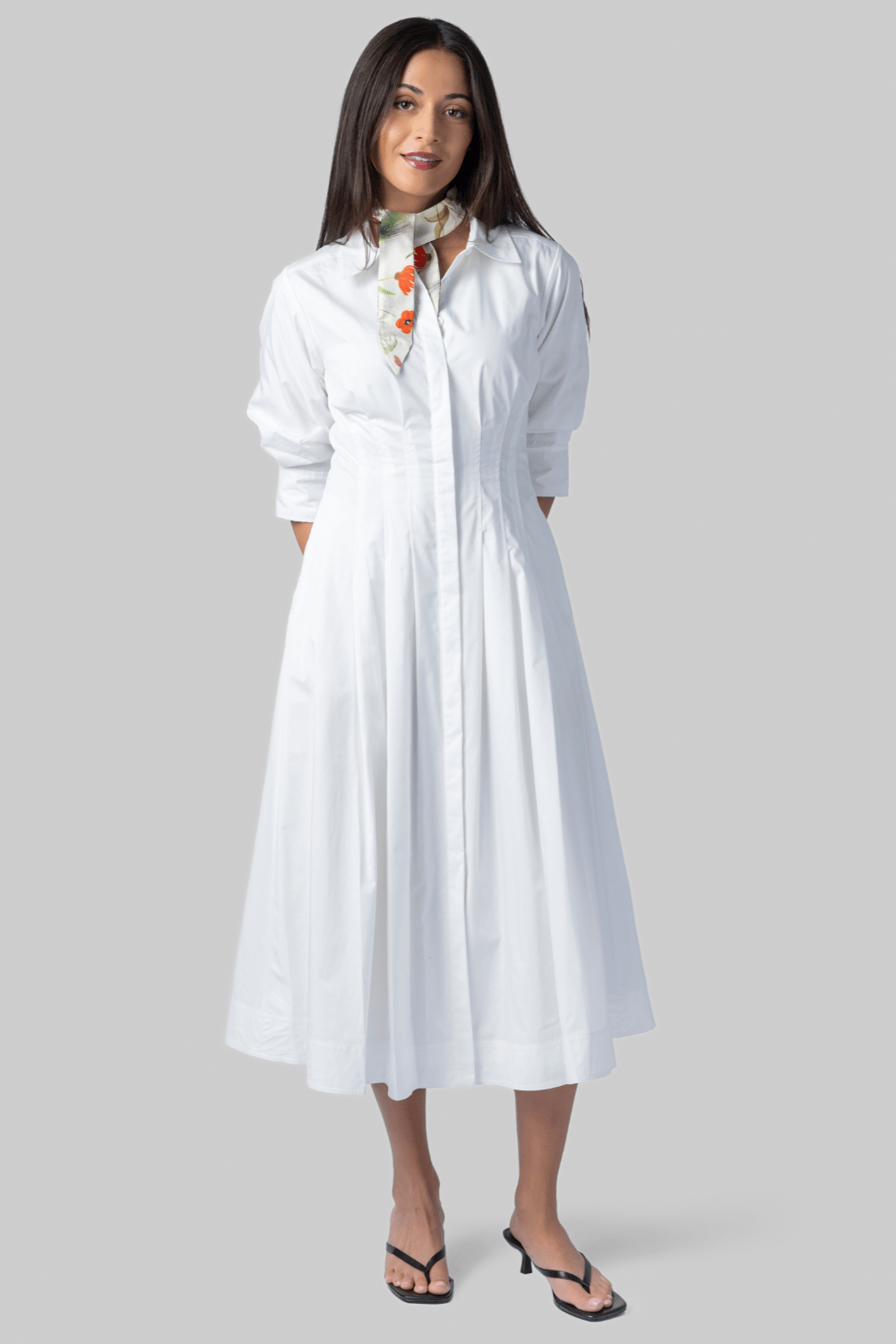 Jazz Pintuck Midi Dress - Simkhai