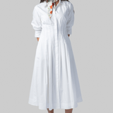 Jazz Pintuck Midi Dress - Simkhai
