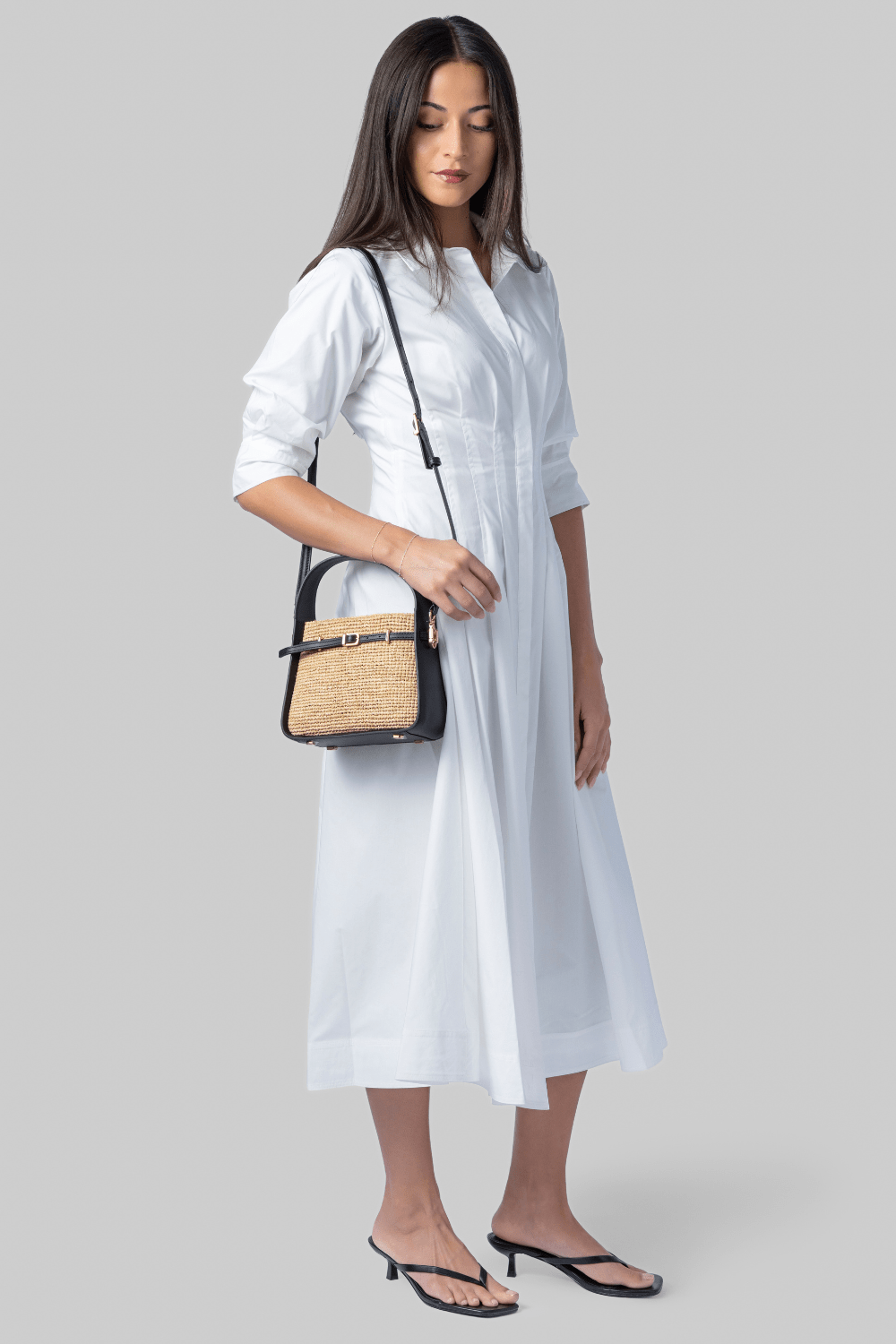 Jazz Pintuck Midi Dress - Simkhai