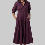 Jazz Pintuck Midi Dress - Simkhai