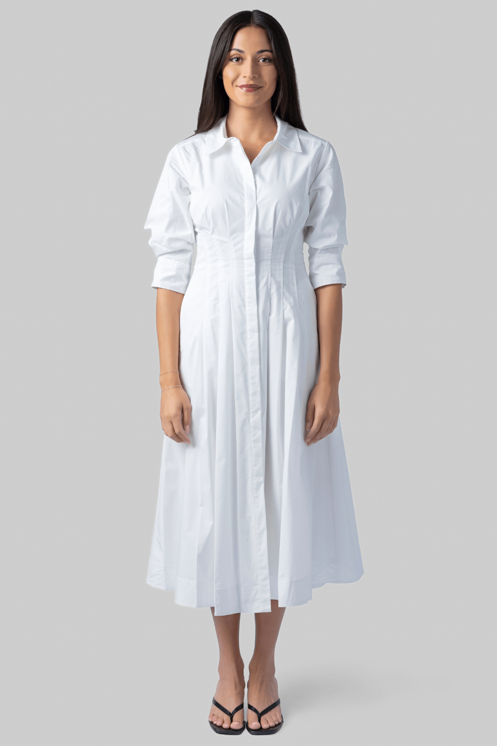 Jazz Pintuck Midi Dress - Simkhai