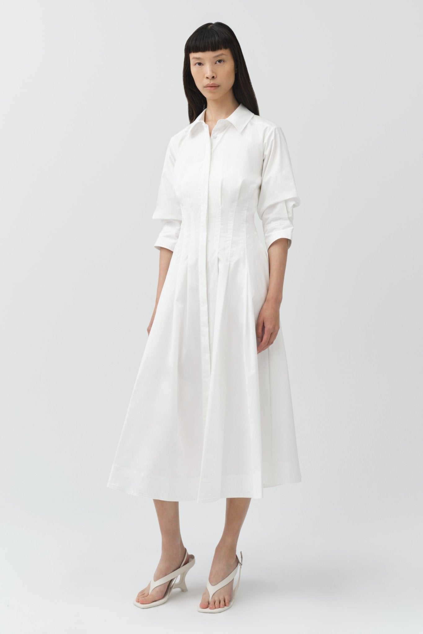 Jazz Pintuck Midi Dress - Simkhai