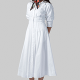 Jazz Pintuck Midi Dress - Simkhai