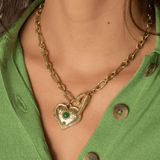 Jem Heart Charm Necklace - Alemais