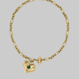 Jem Heart Charm Necklace - Alemais