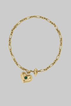Jem Heart Charm Necklace - Alemais