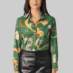 Joana Dragon Print Shirt - La Prestic Ouiston