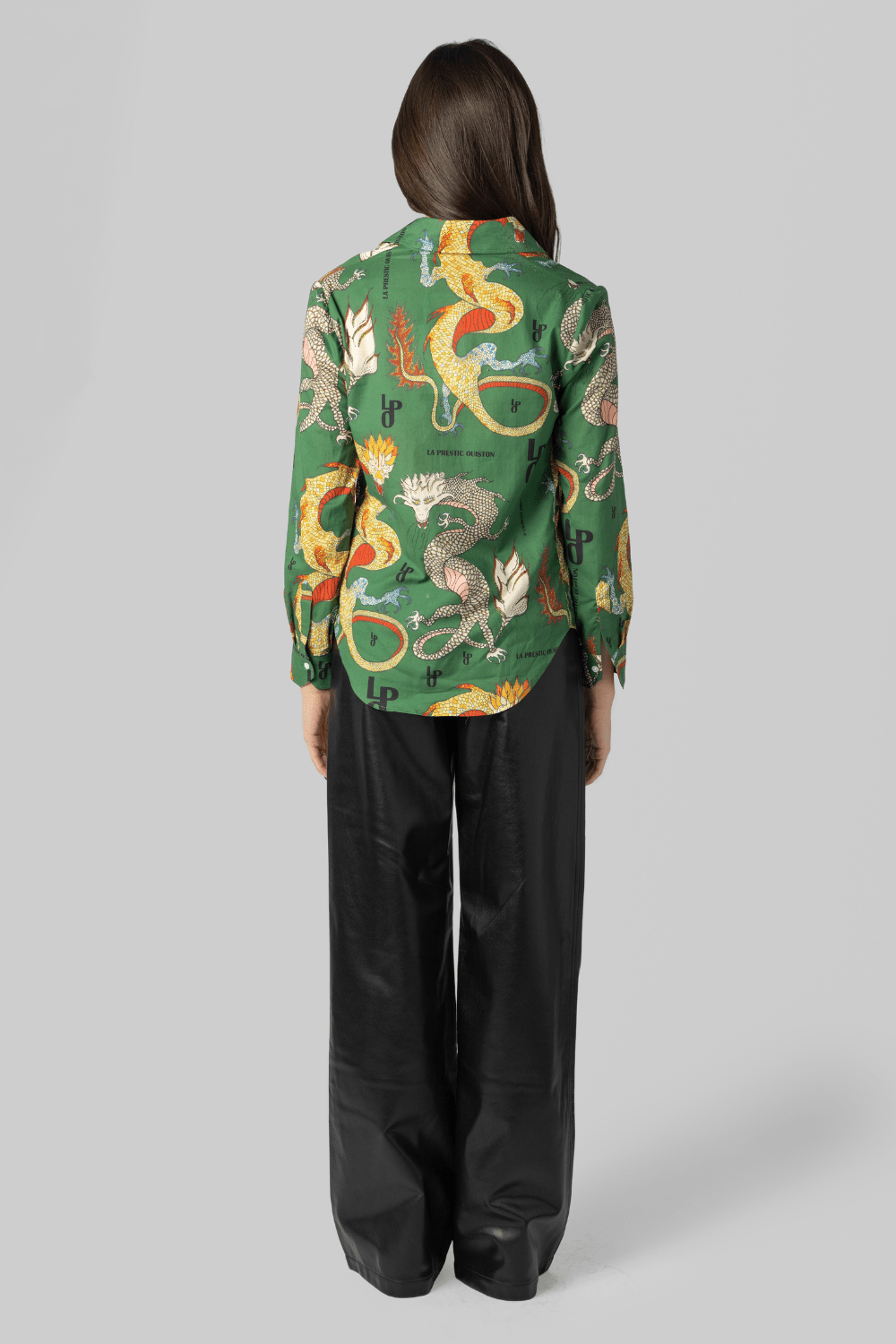Joana Dragon Print Shirt - La Prestic Ouiston