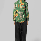Joana Dragon Print Shirt - La Prestic Ouiston