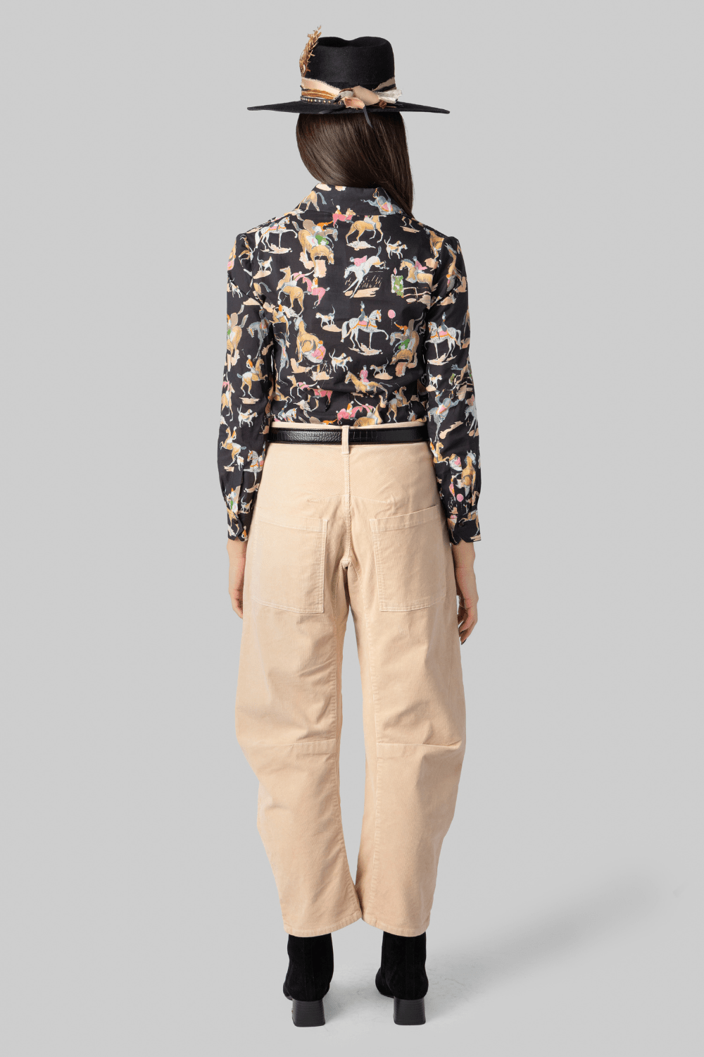 Joana Horse Print Shirt - La Prestic Ouiston