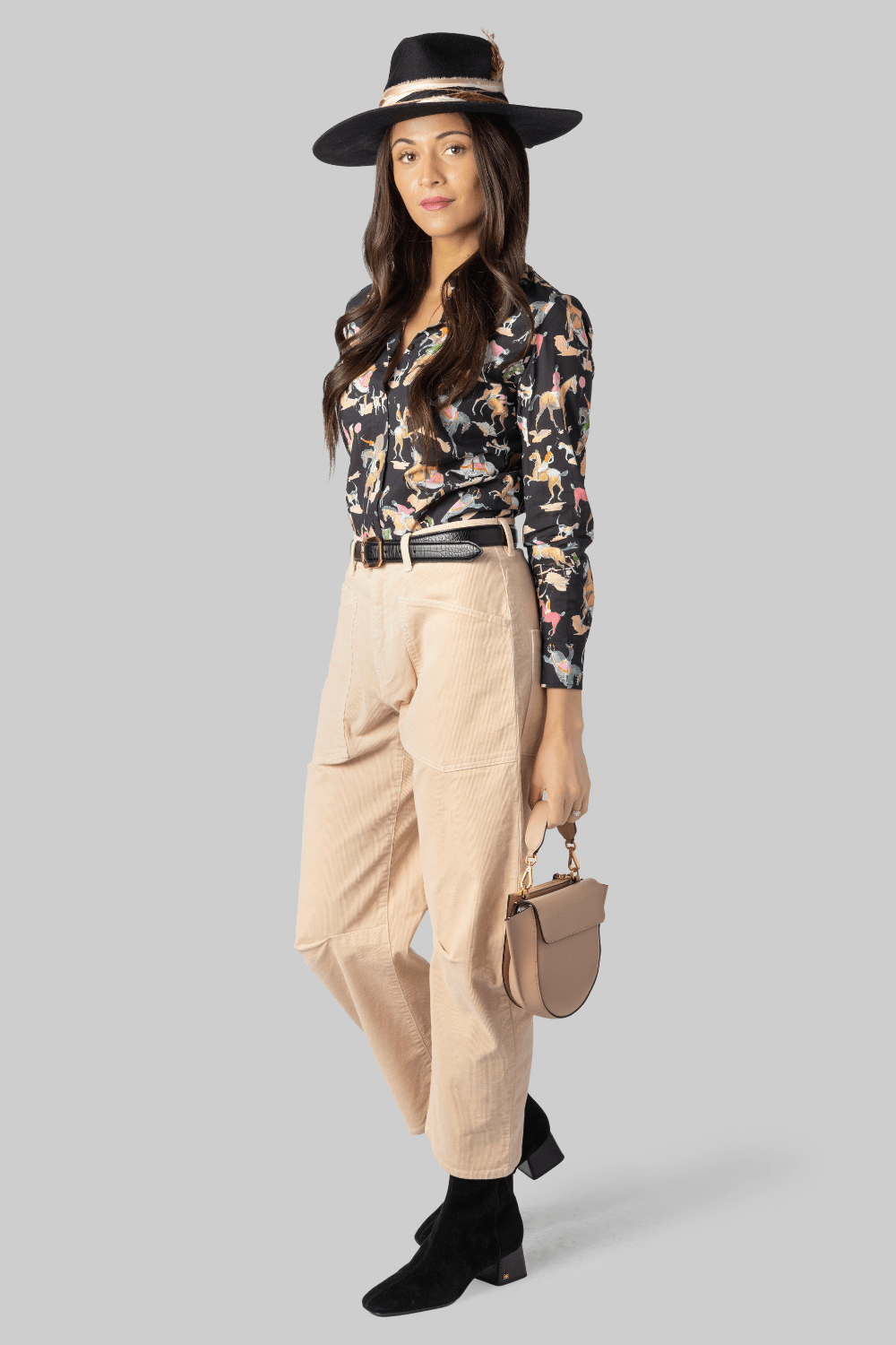 Joana Horse Print Shirt - La Prestic Ouiston